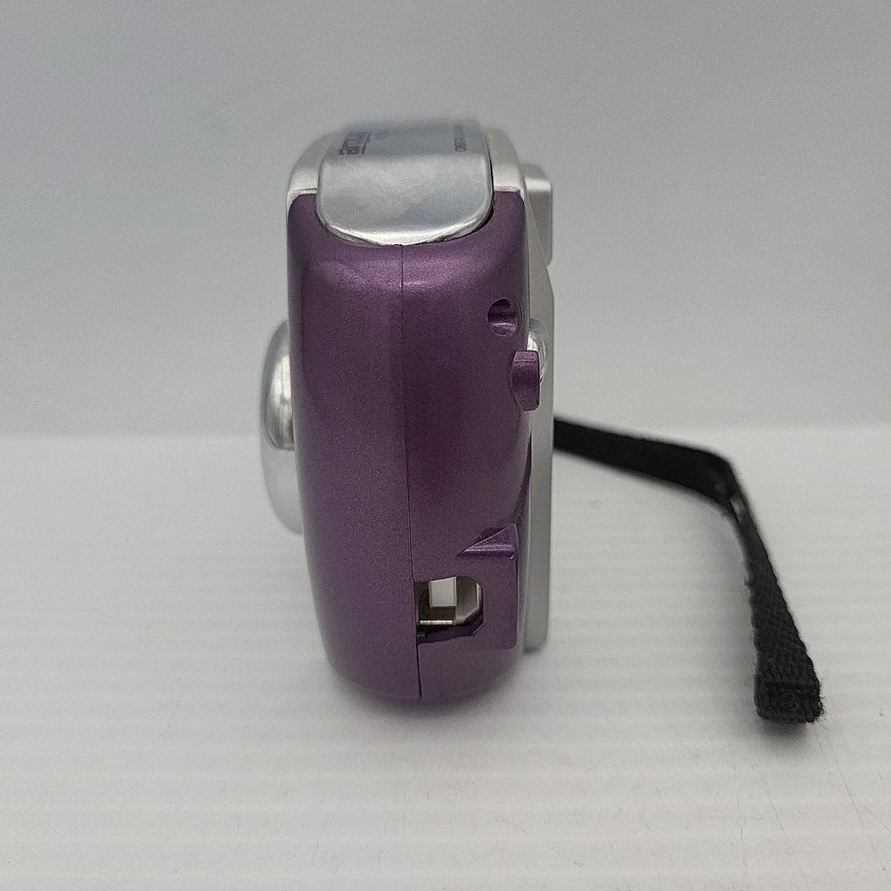 Argus Digital Camera DC1510 Purple Compact 5.0MP 2x Zoom Tested Working Bundle